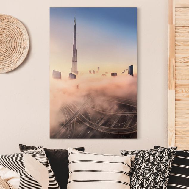 Quadros Ásia Heavenly Dubai Skyline