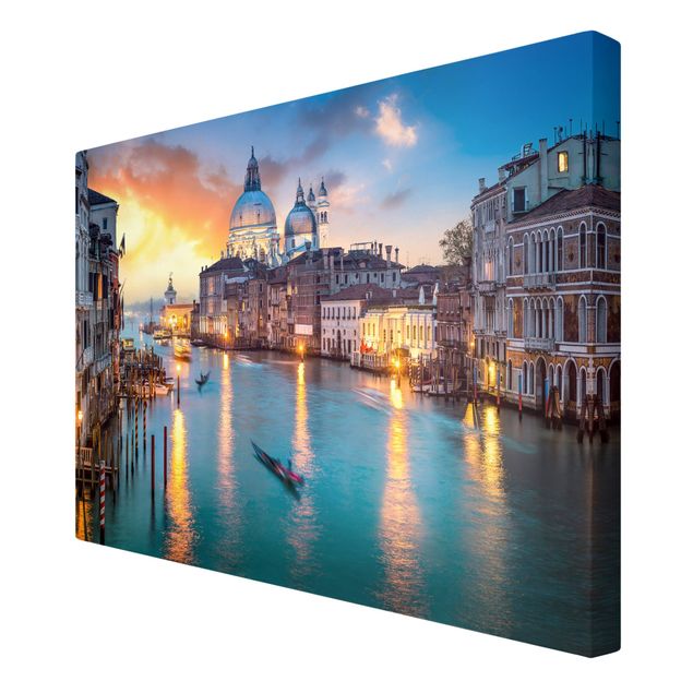 quadros de paisagens Sunset in Venice
