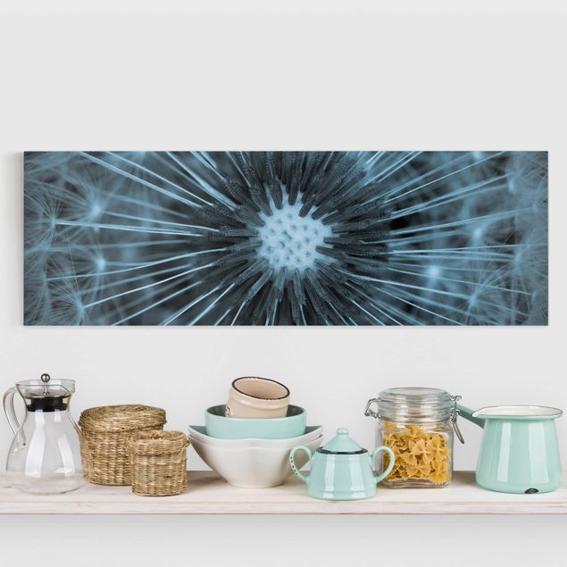 decoraçao para parede de cozinha Blue Tinted Dandelion