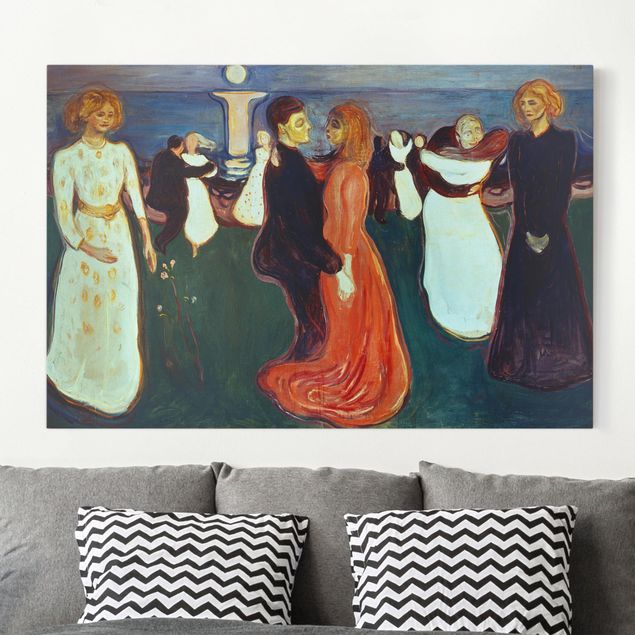 Quadros movimento artístico Expressionismo Edvard Munch - The Dance Of Life