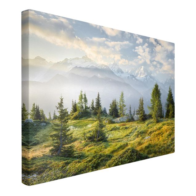 quadros de paisagens Émosson Wallis Switzerland