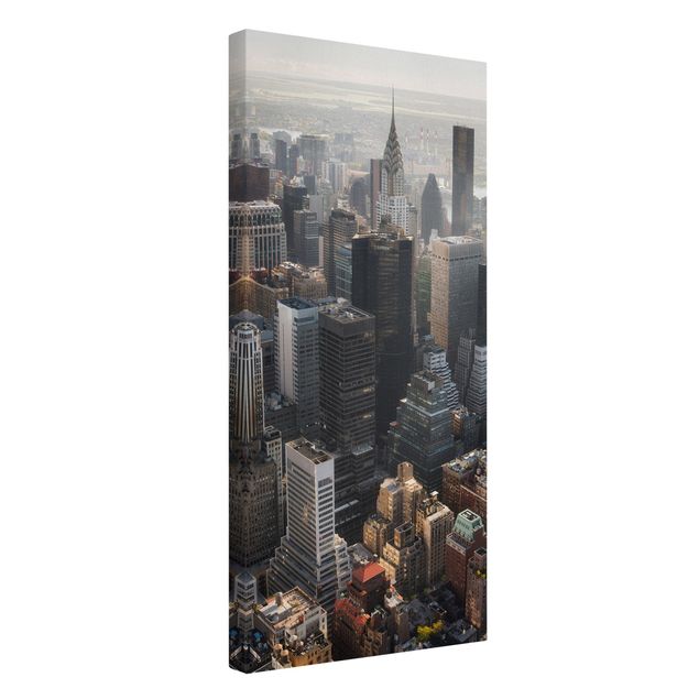 Telas decorativas cidades e paisagens urbanas From the Empire State Building Upper Manhattan NY