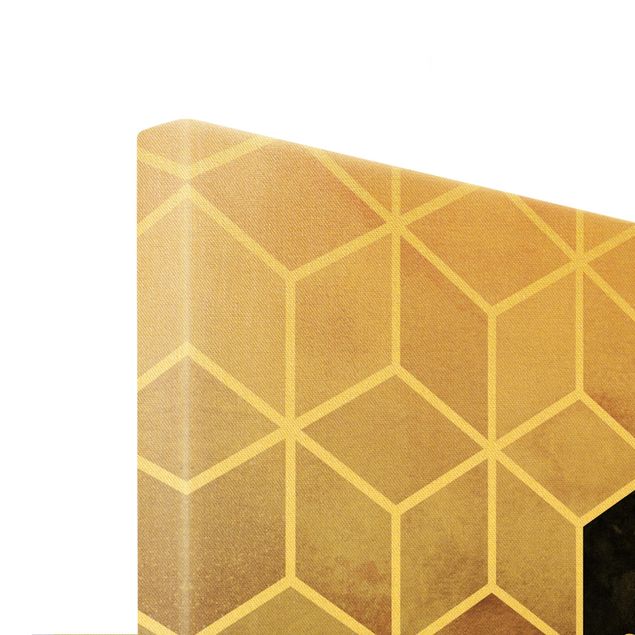 Telas decorativas Golden Geometry - She Believed She Could