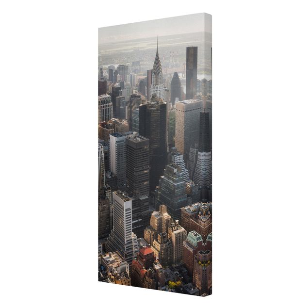 quadros decorativos para sala modernos From the Empire State Building Upper Manhattan NY