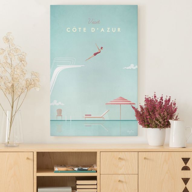 decoraçoes cozinha Travel Poster - Côte D'Azur