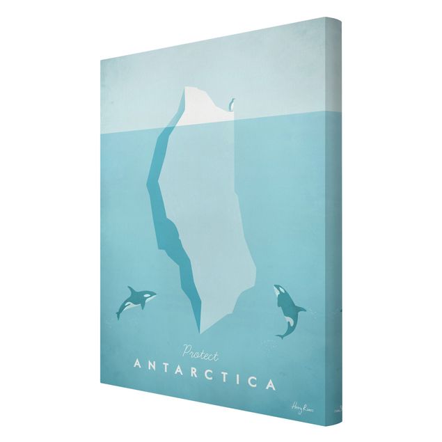 quadros sobre o mar Travel Poster - Antarctica