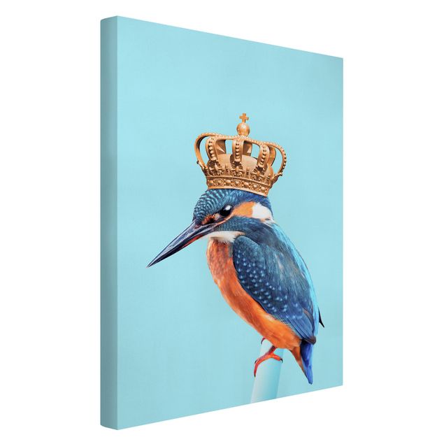Quadros famosos Kingfisher With Crown