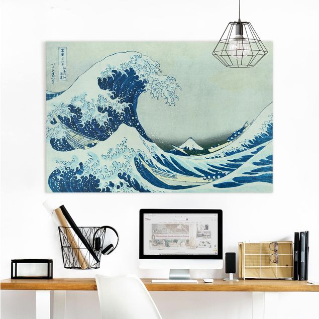 Quadros por movimento artístico Katsushika Hokusai - The Great Wave At Kanagawa