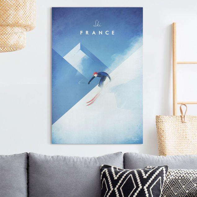 decoraçao cozinha Travel Poster - Ski In France
