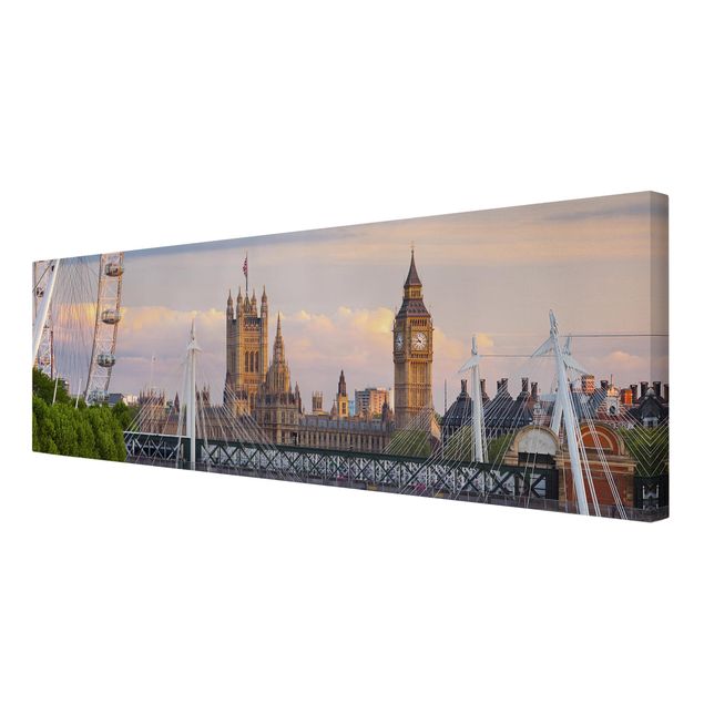 quadros decorativos para sala modernos Westminster Palace London