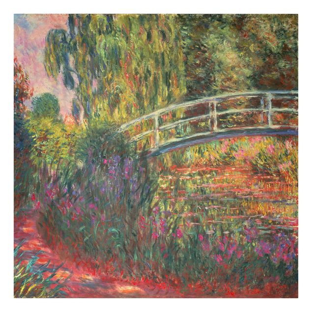 quadros de paisagens Claude Monet - Japanese Bridge In The Garden Of Giverny