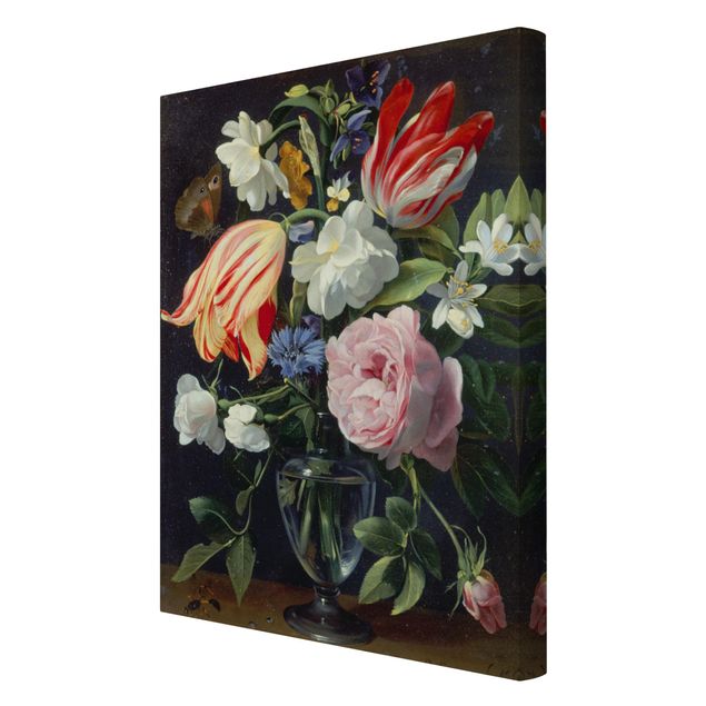 Quadros multicoloridos Daniel Seghers - Vase With Flowers
