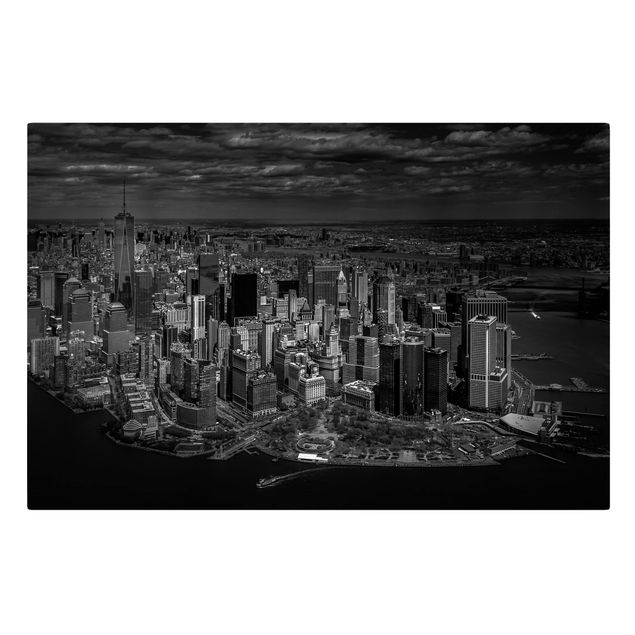Telas decorativas cidades e paisagens urbanas New York - Manhattan From The Air