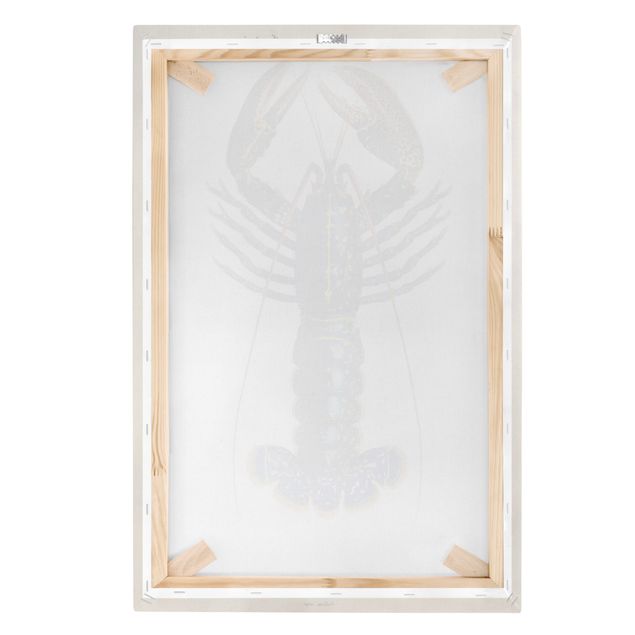 Telas decorativas Vintage Board Blue Lobster