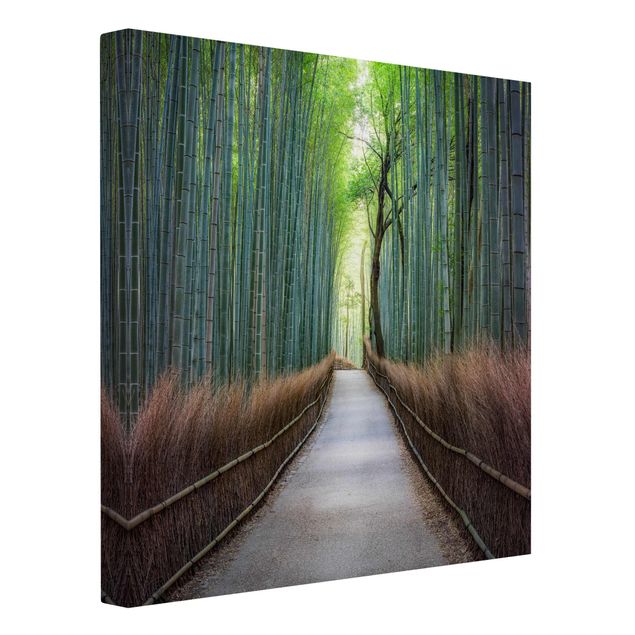 quadro com paisagens The Path Through The Bamboo