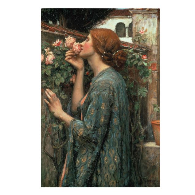 Quadros famosos John William Waterhouse - The Soul Of The Rose