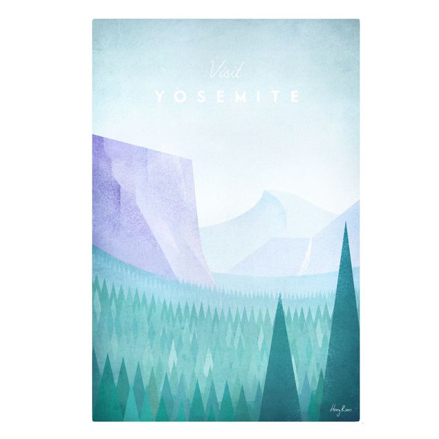 quadros de paisagens Travel Poster - Yosemite Park