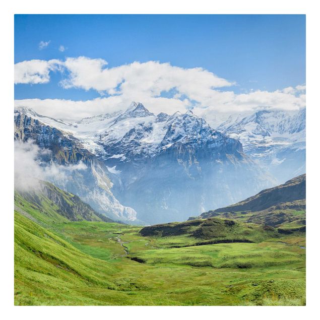 Quadros paisagens Swiss Alpine Panorama