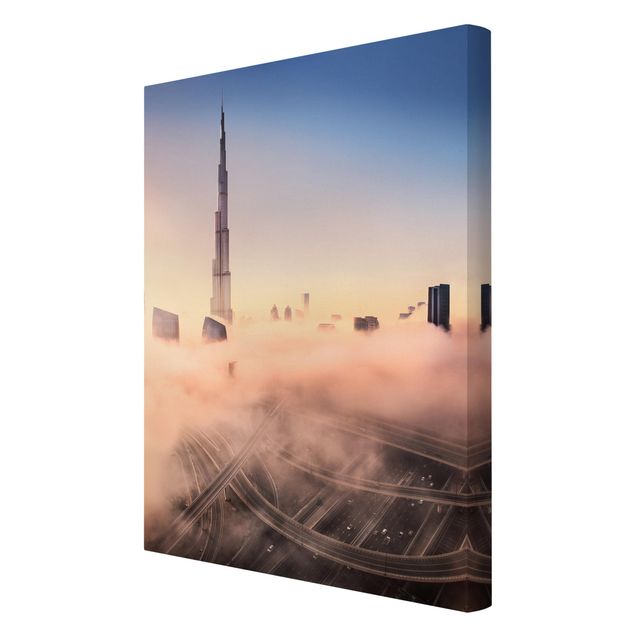 Quadros cidades Heavenly Dubai Skyline