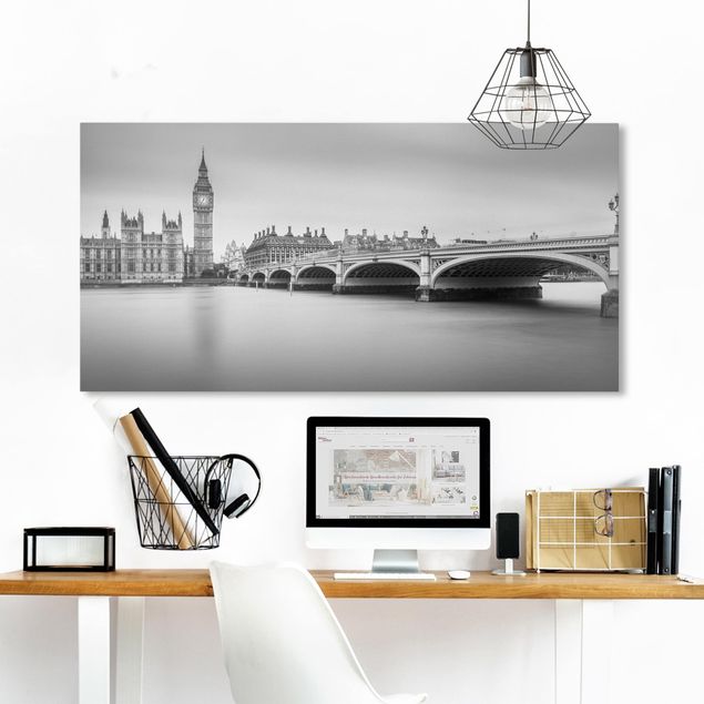 Quadros Londres Westminster Bridge And Big Ben