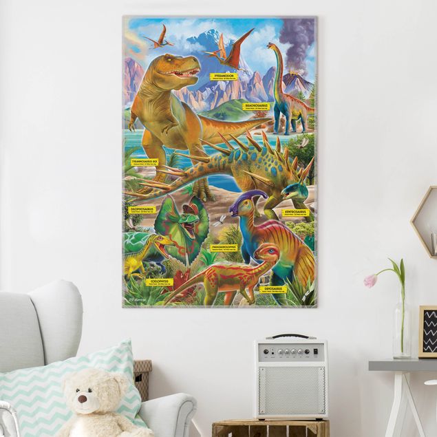 Decoração para quarto infantil The Dinosaurs Species
