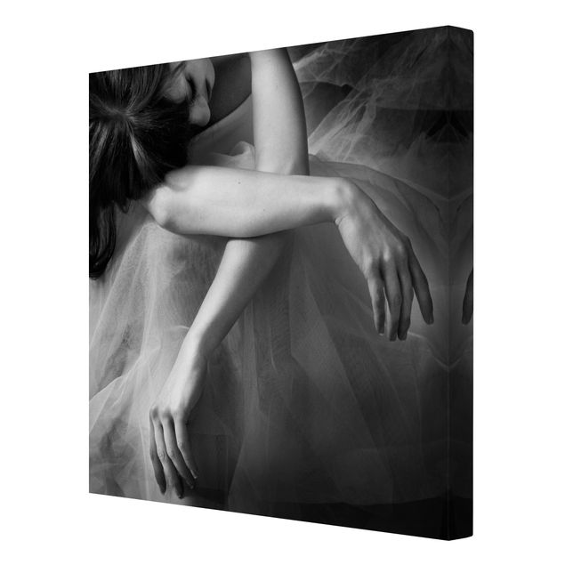 quadros em preto e branco The Hands Of A Ballerina