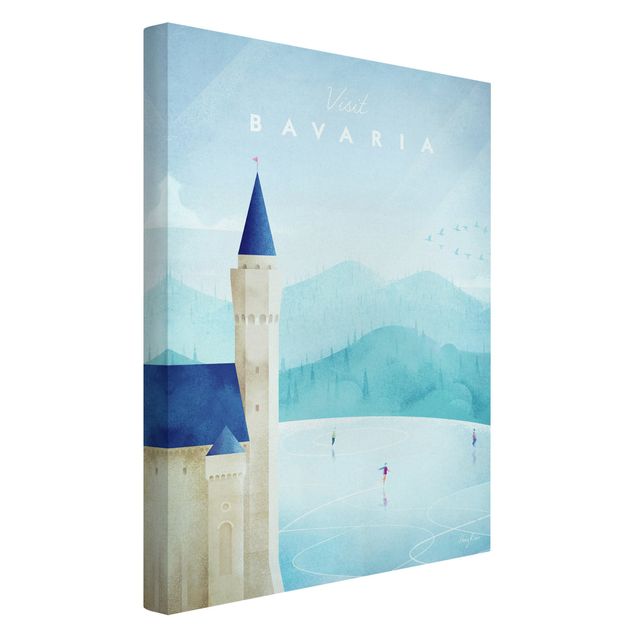 Quadros cidades Travel Poster - Bavaria