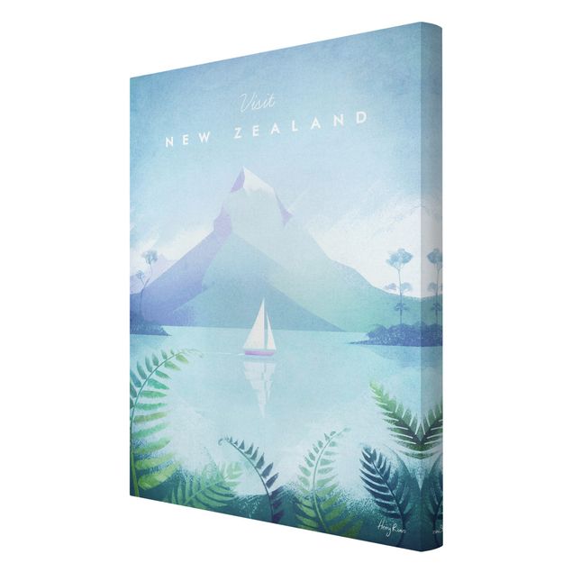 Quadros paisagens Travel Poster - New Zealand