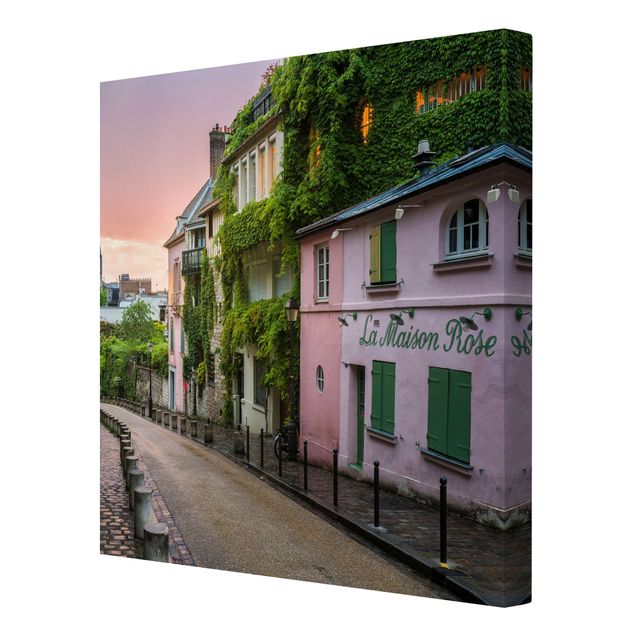 Telas decorativas paisagens Rose Coloured Twilight In Paris