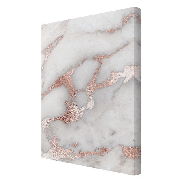 Quadros em cinza Marble Look With Glitter