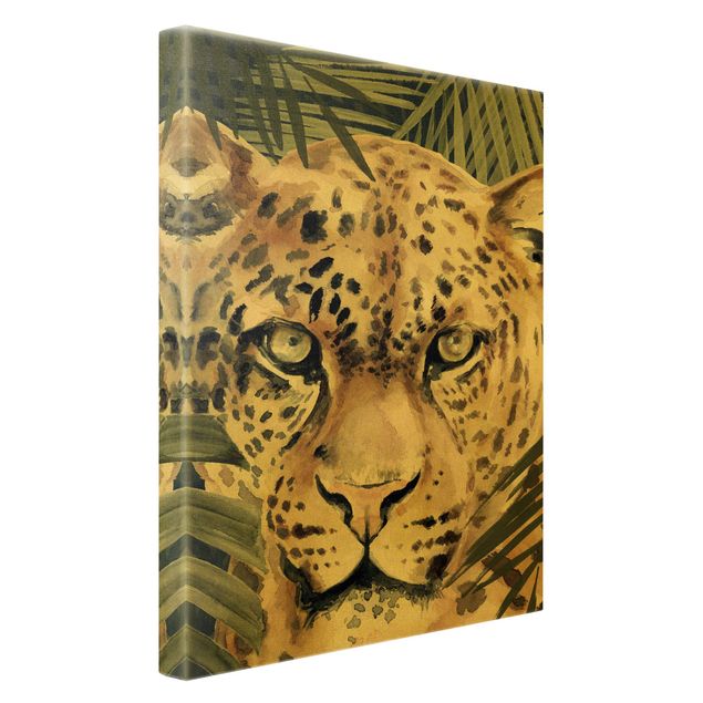 decoração quadros Leopard In The Jungle