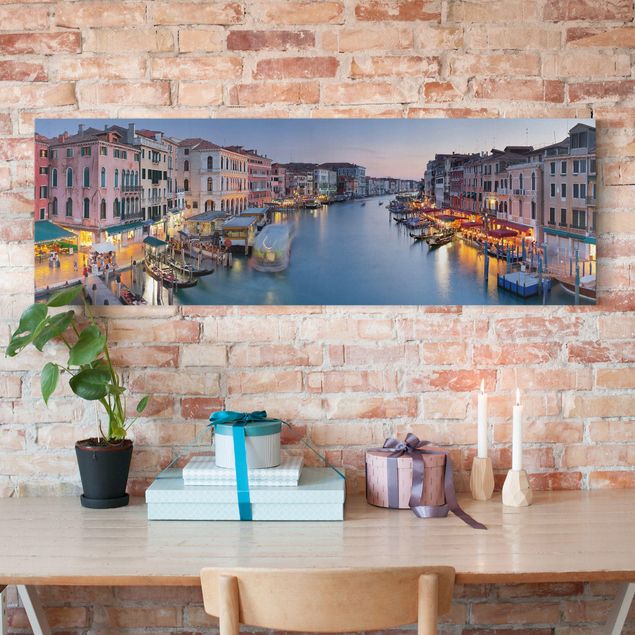 decoraçao para parede de cozinha Evening On The Grand Canal In Venice
