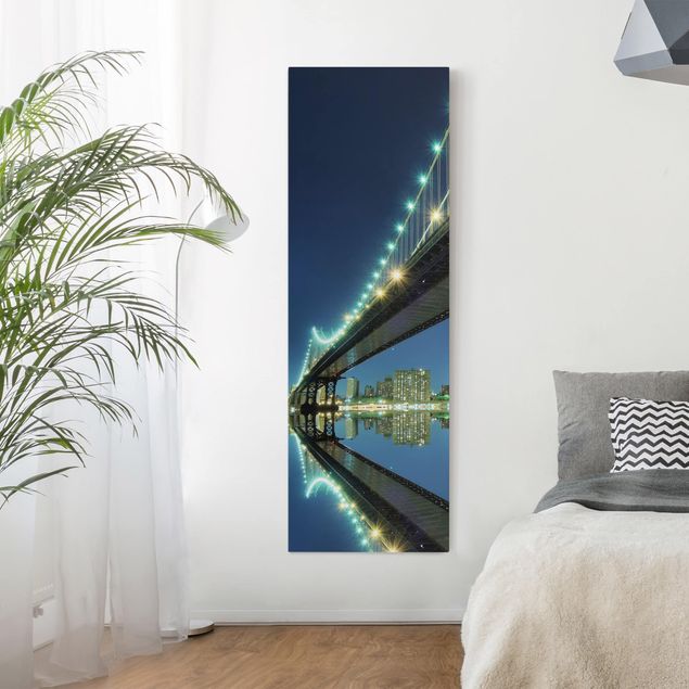Quadros Nova Iorque Abstract Manhattan Bridge
