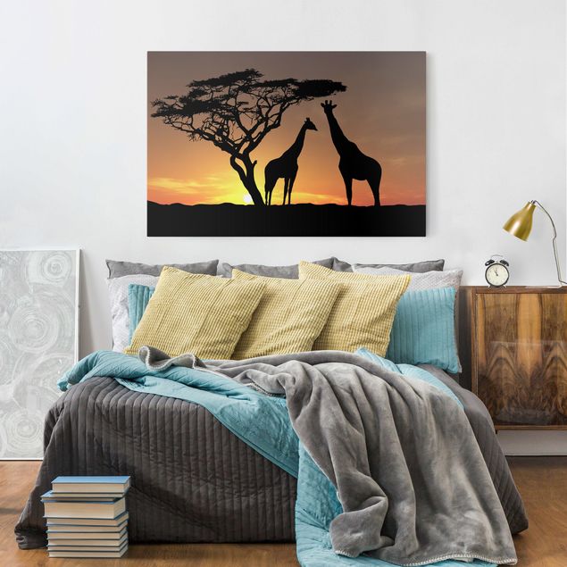 Telas decorativas África African Sunset