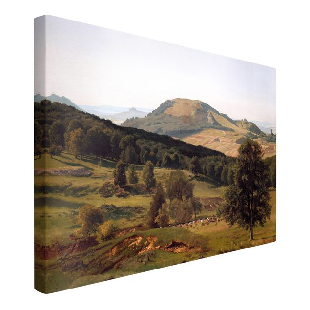 Telas decorativas montanhas Albert Bierstadt - Hill and Dale