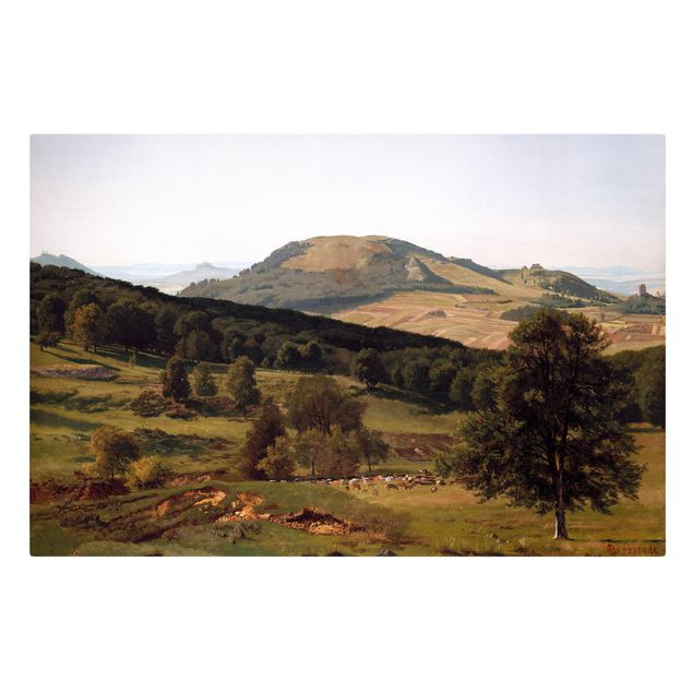 quadro com árvore Albert Bierstadt - Hill and Dale