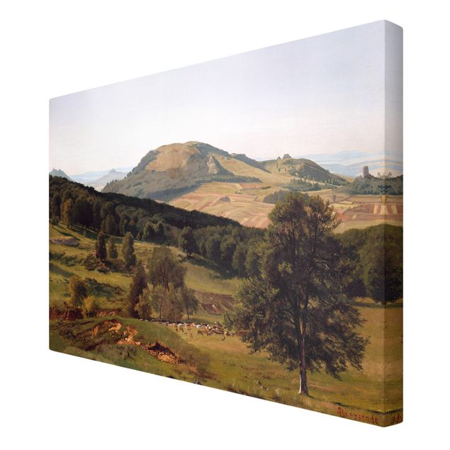 Quadros montanhas Albert Bierstadt - Hill and Dale