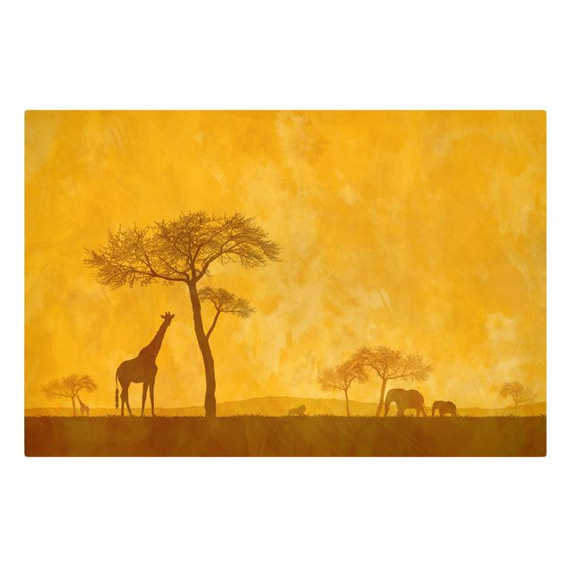 Quadros girafas Amazing Kenya