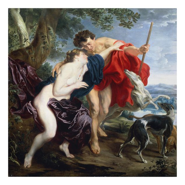 Quadros famosos Anthonis van Dyck - Venus and Adonis