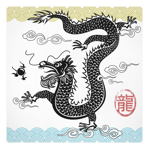 Quadros zen Asian Dragon