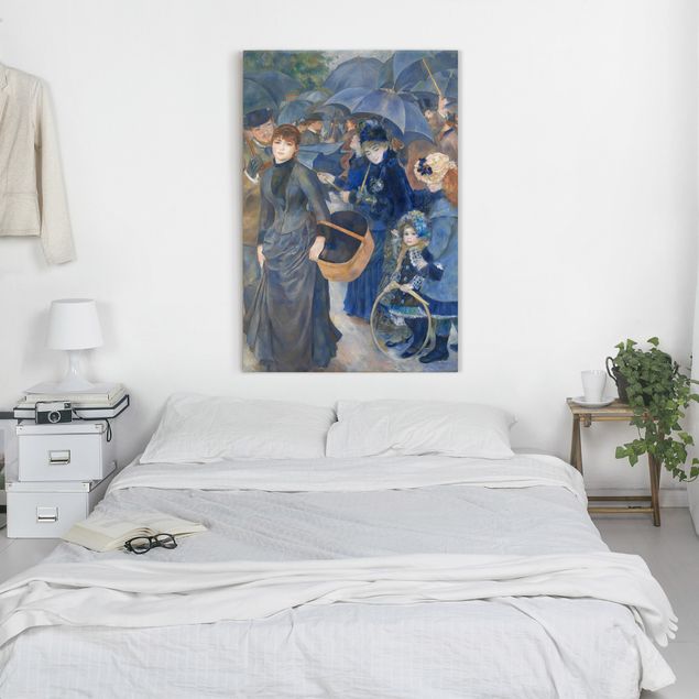 Quadros movimento artístico Impressionismo Auguste Renoir - Umbrellas