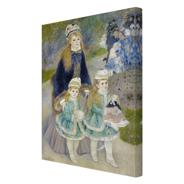 Quadros retratos Auguste Renoir - Mother and Children (The Walk)