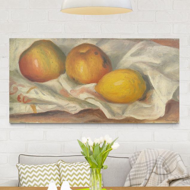 decoraçoes cozinha Auguste Renoir - Two Apples And A Lemon