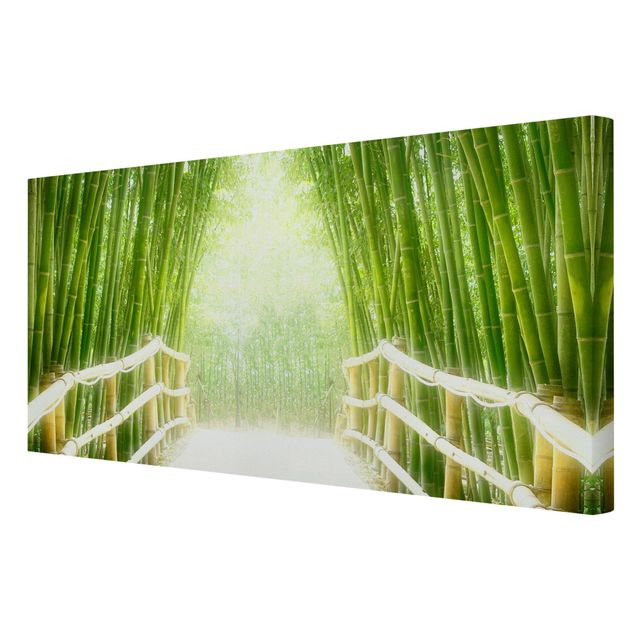 quadro em 3d Bamboo Way