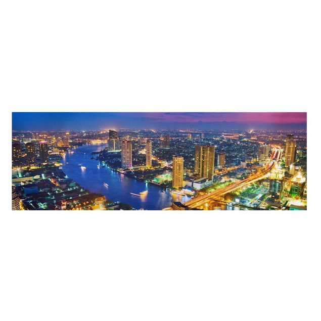 Quadros cidades Bangkok Skyline
