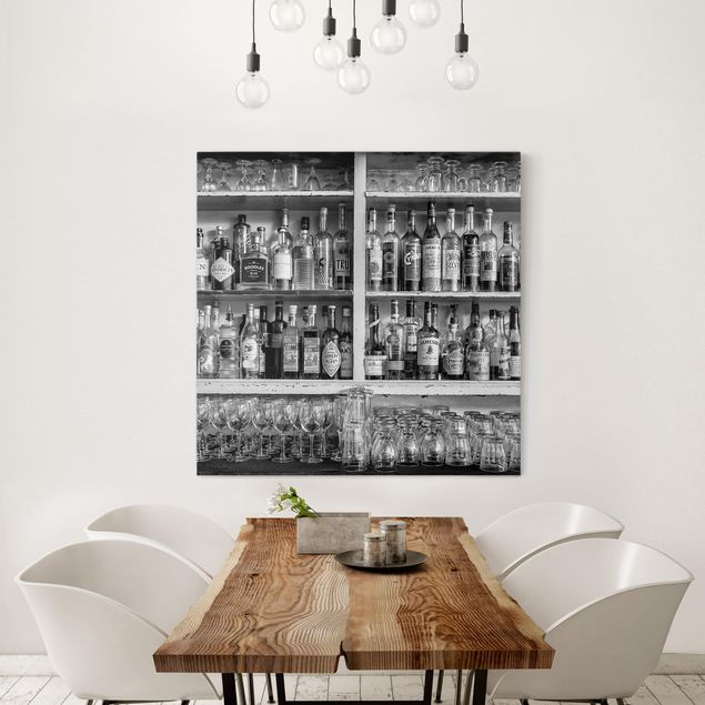 quadros modernos para quarto de casal Bar Black & White