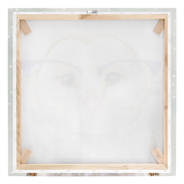Telas decorativas Animals With Glasses - Owl