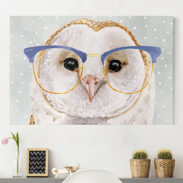decoração para quartos infantis Animals With Glasses - Owl