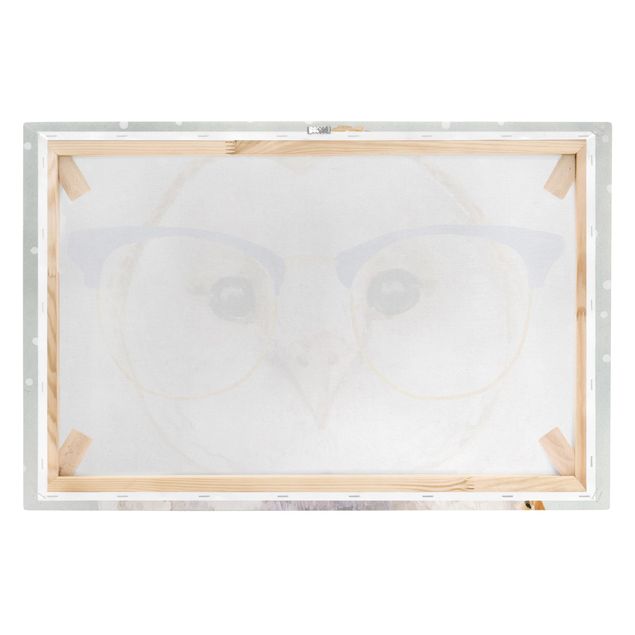 Telas decorativas Animals With Glasses - Owl