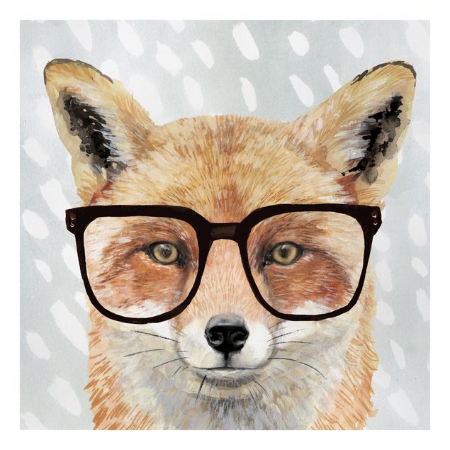 quadros para parede Animals With Glasses - Fox